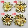 Piezas de Flores Grandes Multicapa Accesorios para Joyería DIY Corona de Novia Antigua Pasador Flor de Palacio Flores Estéreo