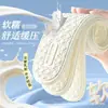 Palmilhas Antiderrapantes de Látex Antiodor para Mulheres, Sola Macia, Confortáveis, Ultrafinas, Não Cansativas, Adequadas para Sapatos Casuais e Sapatos de Couro, Absorventes de Suor, Respiráveis, Verão
