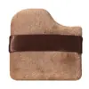 Puff de polvo de galleta de chocolate no come polvo q-bomba cojín de aire flocado mini pulgar corrector dedo malvavisco puff de polvo