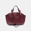 Bolsa Tote Feminina de Couro Vegano, Bolsa de Mão com Alça Superior e Alça de Ombro Removível, Bolsa de Grande Capacidade para Trabalho, Viagem e Uso Diário