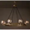 Exportación Transfronteriza a América del Norte: Candelabro de Cristal R, Lujo Ligero Postmoderno para Sala de Estar, Habitación Privada de Villa Retro Nórdica