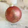 Bola de Cristal Colorida de 8CM con Purpurina, Bola Colgante para Decoración de Árbol de Navidad, Adorno de Bola Hueca, Decoración Festiva