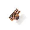 Clip para coleta baja simple y versátil, de alta venta transfronteriza, Pinza para el cabello de alta gama con estampado de leopardo, Pinza de tiburón de placa de acetato
