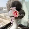 Estilo Japonês Flor de Seda Flor Artificial Grampo de Cabelo Grampo de Cabelo Hanfu Estilo Tang Acessório de Cabelo Grampo de Cabelo Estilo Antigo Kimono Yukata Acessório de Cabeça