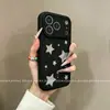 Aplicable a Apple 18promax iPhone17 Apple 16 Funda de Teléfono Nueva Anti-caída Estrellas Salpicadura de Tinta para Mujer