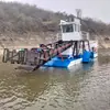 Barco de Limpieza Totalmente Automático Listo para Usar, Cosechadora de Pastos Acuáticos, Barco de Recolección de Basura de la Superficie del Agua, Barco Cosechador de Jacinto de Agua y Loto Acuático