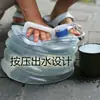 Balde dobrável para carro bolsa de água transparente para carro balde de proteção ambiental para exterior universal para carro 3L5L8L10L15L
