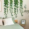 Hs1359E Planta Verde Pequeña Enredadera Decoración de Pared de Fondo para Hogar Dormitorio Sala de Estar Pegatina de Pared Pegatina Artificial