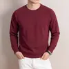 Moletom Masculino Gola Redonda Antibacteriano 10A com Óleo de Camélia, Moda Casual Tendência Outono 2026 Camiseta Base