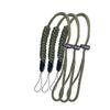 Cordón de Nylon para Exteriores Cuerda de Mano Colgante Llavero Cuerda de Paraguas Pulsera Tejida Ajustable Hecha a Mano Pulsera para Llaves