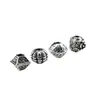 Accesorios para Ropa y Calzado Retro DIY Pulsera de Comercio Exterior Nueva Adornos de Platillo Volador Hardware Barril Cuentas Espaciadoras Accesorios