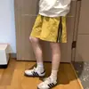 Pantalones Cortos Deportivos de Secado Rápido Estilo Retro Americano para Hombres y Mujeres, Verano Delgados de Tres Rayas Casuales Versátiles Transpirables de Corte Holgado de Cinco Puntos