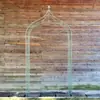 Suporte de Flores em Arco de Ferro Forjado, Treliça em Arco para Rosas Trepadeiras para Jardim Externo, Pátio, Vila com Porta, Treliça para Clematis Trepadeira