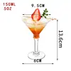 Vaso Desechable de Plástico para Cóctel, Copa de Vino Tinto, Mesa de Postres, Copa de Vino, Vaso para Pudín, Fiesta de Catering, Copa de Champaña para Fiesta