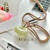 Colgante de Jade Afgano Natural Ruyi Flor de Loto Candado de Paz Regalo para Mamá y Novia Collar Estilo Chino Adorno Sencillo para el Cuello