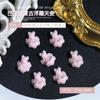 Joyería de uñas de ángel con relieve barroco, venta al por mayor, bricolaje, estilo retro americano, decoración de uñas de resina blanca tridimensional
