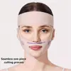 Mascarilla para dormir para levantar, reafirmar y papada, vendaje transpirable anti-flacidez para mejorar las arrugas faciales, de la frente y las arrugas transversales