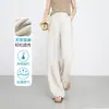 Pantalones Blancos Estilo Old Money Pantalones de Pierna Ancha para Verano Pantalones Casuales para Mujer Pantalones Rectos Versátiles Moda para Ir al Trabajo
