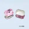 Rinestones Brillantes para Uñas Dongzhou 8*6MM Rectangulares Octagonales de Fondo Puntiagudo Rinestones Accesorios para Aretes DIY Nuevos Rinestones de Cristal K9