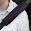 Almofadas de Ombro Populares Transfronteiriças em Couro Integral Bordadas com Diamantes, Capas de Cinto de Segurança com Diamantes, Suprimentos Automotivos, Capas de Cinto de Segurança para Crianças