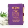 Cuaderno de espiral grueso de bobina simple estilo americano transfronterizo, alto valor estético, mininota de bolsillo portátil para apoyo a celebridades