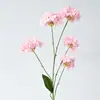 Hortênsia Artificial com 5 Cabeças de Hortênsia de Galhos Altos para Decoração de Casamento, Decoração Suave para Vitrines e Arranjo Floral de Hortênsia Artificial com Múltiplas Cabeças