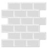 Pegatinas de pared autoadhesivas con pegamento de gota, procesamiento de fábrica, serie de ladrillos cuadrados pequeños, decoración de pared, papel tapiz 3D, pegatinas impermeables y resistentes a las manchas