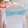 Alças de Flor com Laço para Encosto de Cadeira Capa Elástica para Cadeira de Hotel Casamento Camada Única Argola Personalizada Venda Quente Transfronteiriça Capa para Cadeira de Jantar Casamento