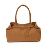 Bolsa Tote Retrô Tendência para Mulheres Inverno 2025 Nova Tendência Grande Capacidade Roupa de Trabalho Versátil Simples Bolsa de Ombro Único Axila