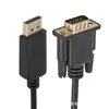 En stock en fábrica Convertidor DP a VGA, grande DP a VGA 1.8M, Cable de conversión DP a VGA