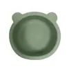 Utensílios de Mesa Infantis Tigela de Silicone para Complemento Alimentar, Tigela em Formato de Urso, Tigela Especial com Ventosa para Arroz para Bebês, Resistente a Altas Temperaturas, Resistente a Quedas, Grau Alimentício