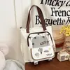 Bolso de Hombro Versátil Color-Blocking Estilo 2026 con Gran Capacidad para Estudiantes de Secundaria y Preparatoria, Elegante Bolso para Tutorías para Niñas, Bolsa de Almacenamiento