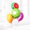 Raqueta flotante de aluminio con forma de fruta para bodas, foto de carambola, sandía, accesorios, diseño, decoración para fiesta de cumpleaños