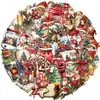50 Peças de Decoração de Natal Adesivos para Pets Árvore de Natal Sinos DIY Capa de Celular Janela Adesivos para Geladeira Atacado