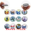 Pegatinas magnéticas de mariposas coloridas para refrigerador, pegatinas decorativas para refrigerador, fabricantes de pegatinas, explosiones, parche de vidrio, gema del tiempo