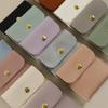 Bolsita Personalizada de Cuero de PU con Botón a Presión Bolsa para Joyería Juego de Forro Interior Bolsa para Joyería Lona con Logo Bolsa con Cordón con Impresión de Logo