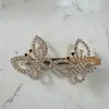 2026 Novo Presilha de Cabelo Estilo Coreano com Laço de Strass para Mulheres, Presilha Lateral com Flor de Pérola, Presilha Bico de Pato Acessório de Cabelo