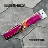 Bolsa Pop Empaquetada Individualmente con Asa Larga, Envuelto con Pañuelo de Seda, Pañuelo Pequeño de Satén Estampado, Cinta, Cinta de Regalo