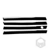 Aplicable a 17-19 Audi nuevo A4La4b9 panel de manija de puerta negro piano negro brillante decoración de modificación de interior de coche