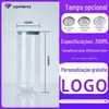 Lata de refrigerante personalizada 300ml copo para chá de leite sub-copo de água com bolhas copo de embalagem para viagem garrafa plástica PET