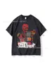 Camisetas Tendência de Algodão Puro para Homens e Mulheres, Tops de Camiseta Casuais Soltos Tendência de Verão com Manga Curta, Venda Direta da Fábrica e Exportação