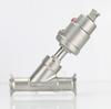Válvula de Assento Angular Pneumática Tipo Y de Aço Inoxidável 304, Mandíbula de Fixação Tipo Grampo, Válvula de Conexão Rápida, Válvula Pneumática para Vapor de Alta Temperatura