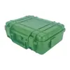 Caja de seguridad verde militar de ABS caja de herramientas caja de almacenamiento de relojes caja de protección de instrumentos de disco duro impermeable anti-presión