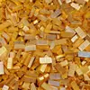 Barras de Ouro Maciço Banhadas a Ouro, Tijolos de Ouro Imitação, Enchimentos para Tigelas de Tesouro, Decorações para Lojas e Salas de Estar, Presentes de Inauguração, Enfeites de Feng Shui