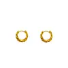 Pendientes de Cielo Estrellado Brillante Color Arena Dorada para Mujer, Pendientes Minimalistas Versátiles de Lujo Ligero de Nicho, Accesorios de Oreja de Moda
