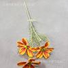 Girasol artificial de 3 cabezas con diseño de flor de Gesang 3D, ideal para fotografía de bodas y hogar, como accesorio decorativo.