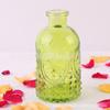 Novos enfeites criativos zakka retrô fresco de garrafa de vidro esculpido por atacado, frasco de aromaterapia, vaso de vidro