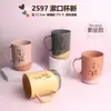 Vaso de plástico para enjuague bucal, vaso para cepillo de dientes, vaso sencillo para cepillarse y lavarse los dientes, vaso nórdico para pareja, vaso para la boca, cubo dental