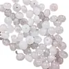 Xinjiang Hotan Jade Blanco Cuentas de Ábaco Jade Sueltas Jade Blanco Grasa de Cordero Hilo Dorado Jade Separador Cuentas Separadoras Pulsera Accesorios de Joyería Cuentas