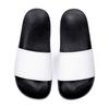 Pantuflas Transfronterizas Estilo Nuevo Logo Personalizado Patrón DIY Pantuflas para Mujer Hogar Antideslizantes Silenciosas de Plástico Pantuflas al por Mayor